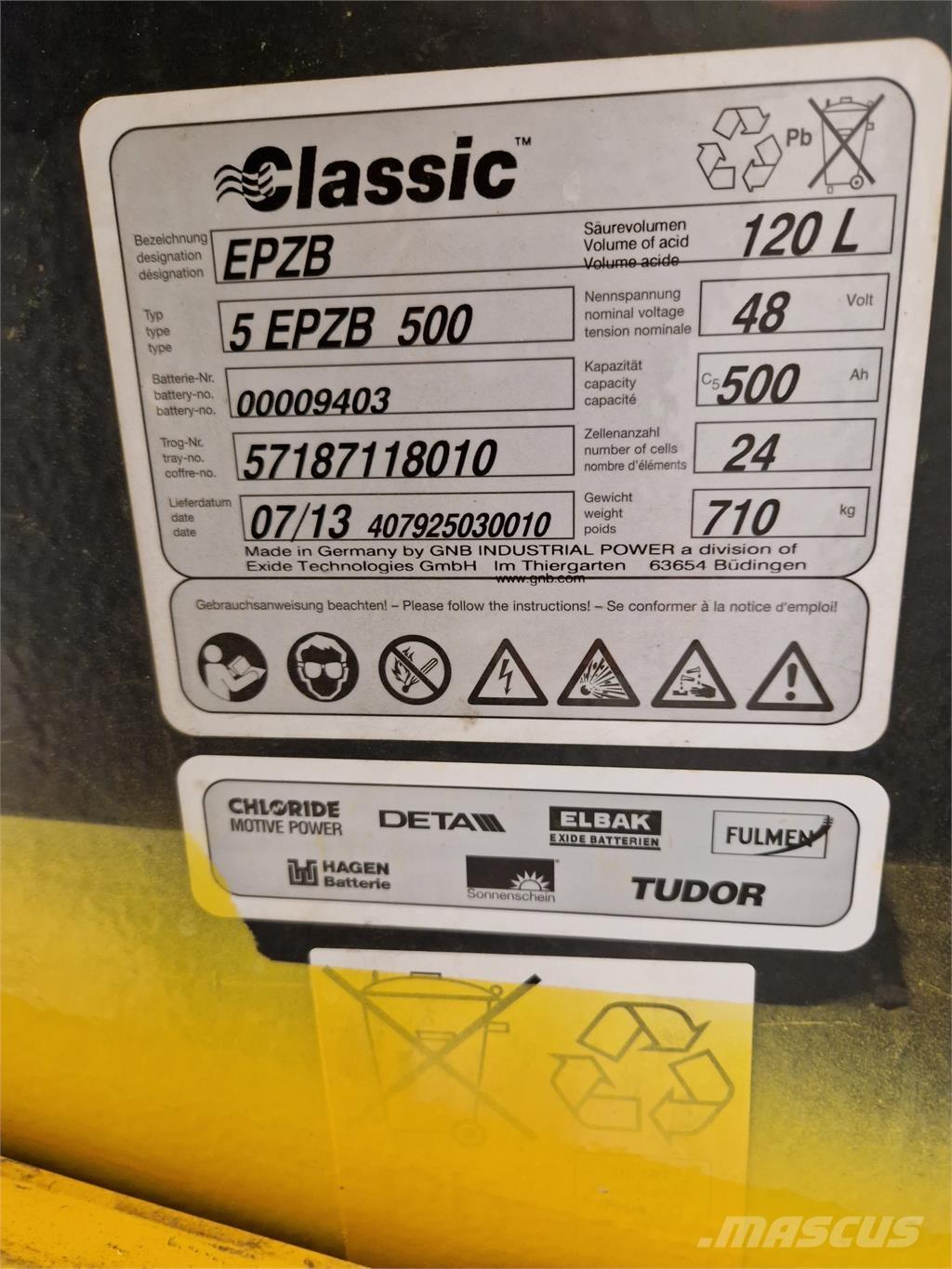 Atlet AS1N1L15T 電動堆高機