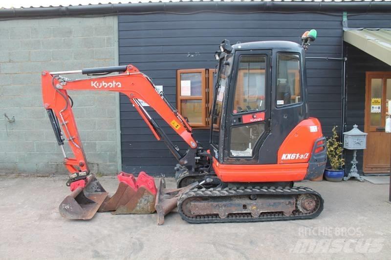 Kubota KX 61-3 小型挖土機/掘鑿機<7t(小型挖掘機)