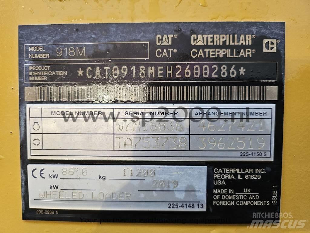 CAT 918 M 輪胎式裝載機