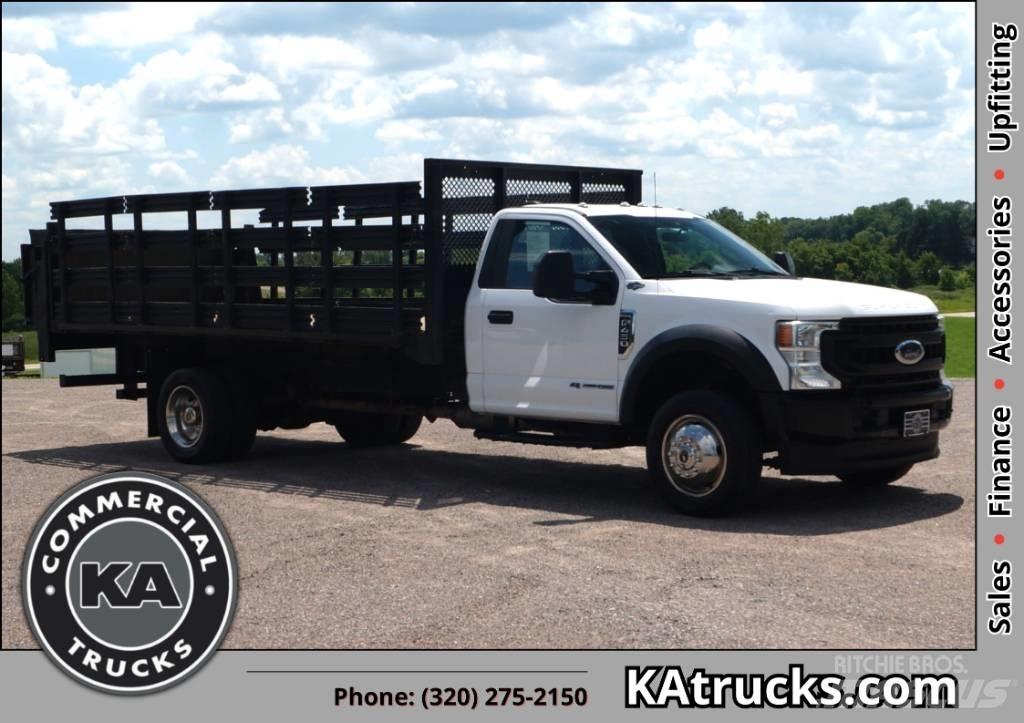Ford F 450 XL SD 平板式/側卸式卡車