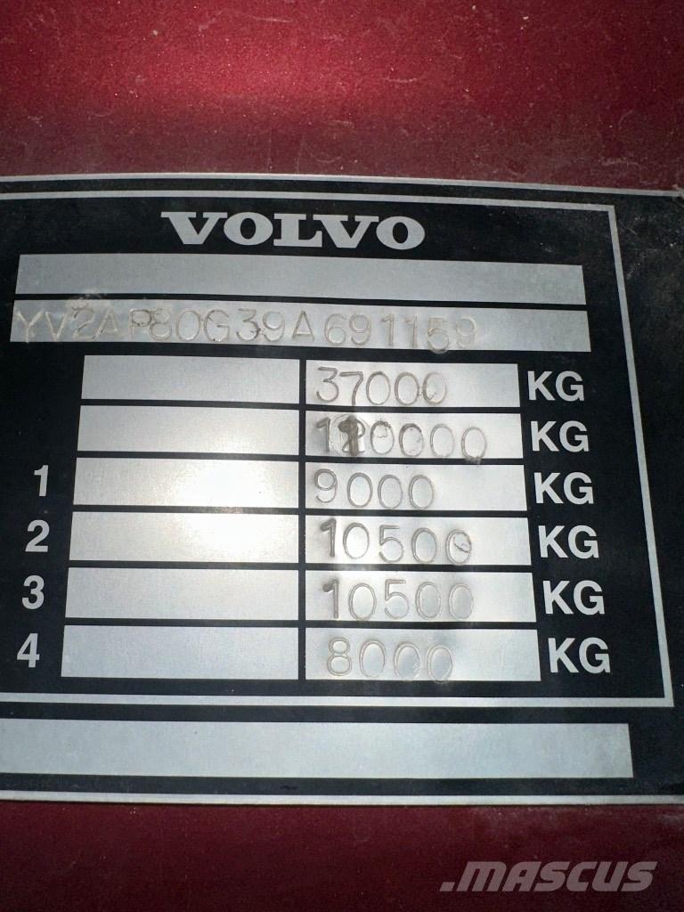 Volvo FH16 600 8x4*4 曳引機組件