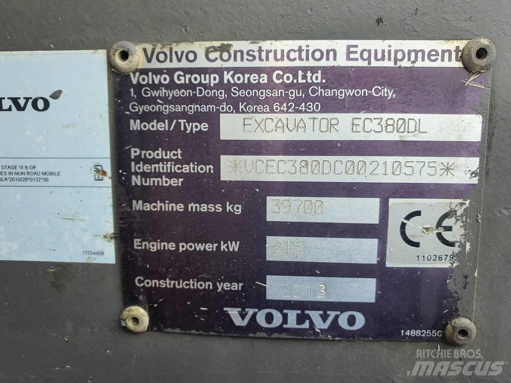 Volvo EC 380 D L 履帶式 挖土機/掘鑿機/挖掘機