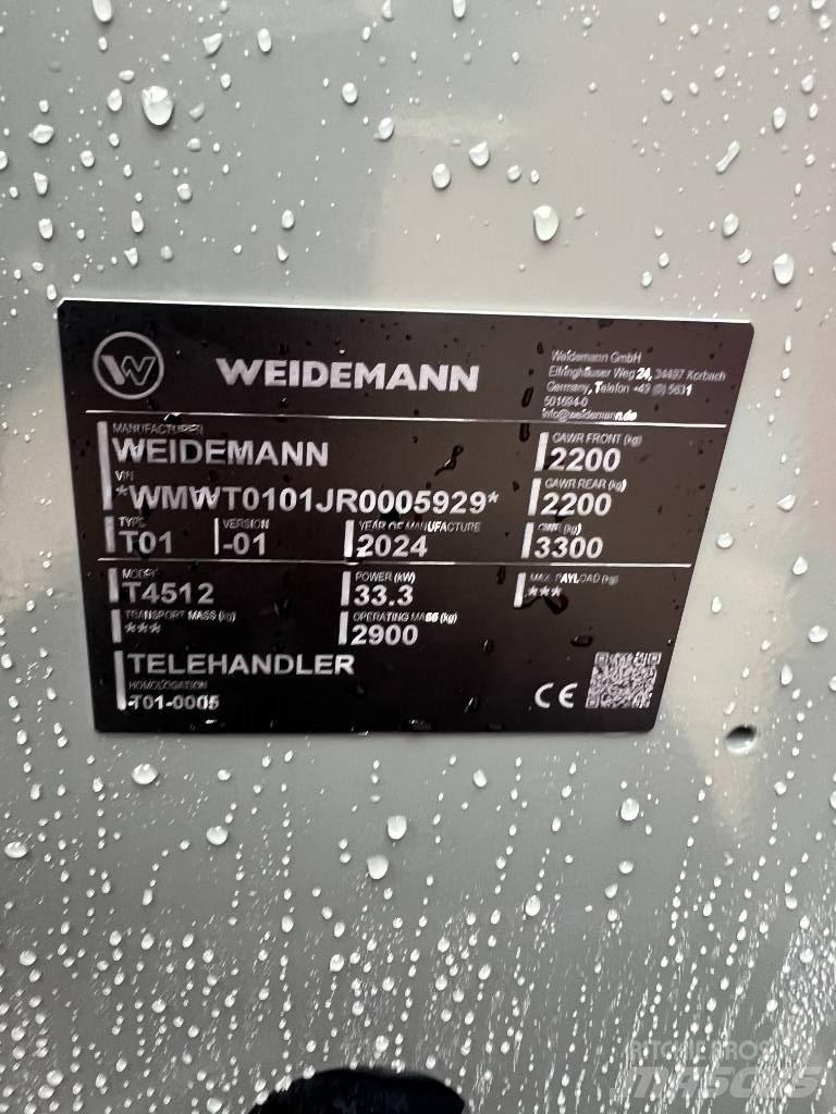 Weidemann 4512 農業用伸縮臂裝載機