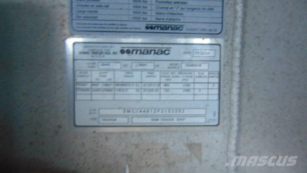 Manac Flatbed 平板式/側卸式拖車