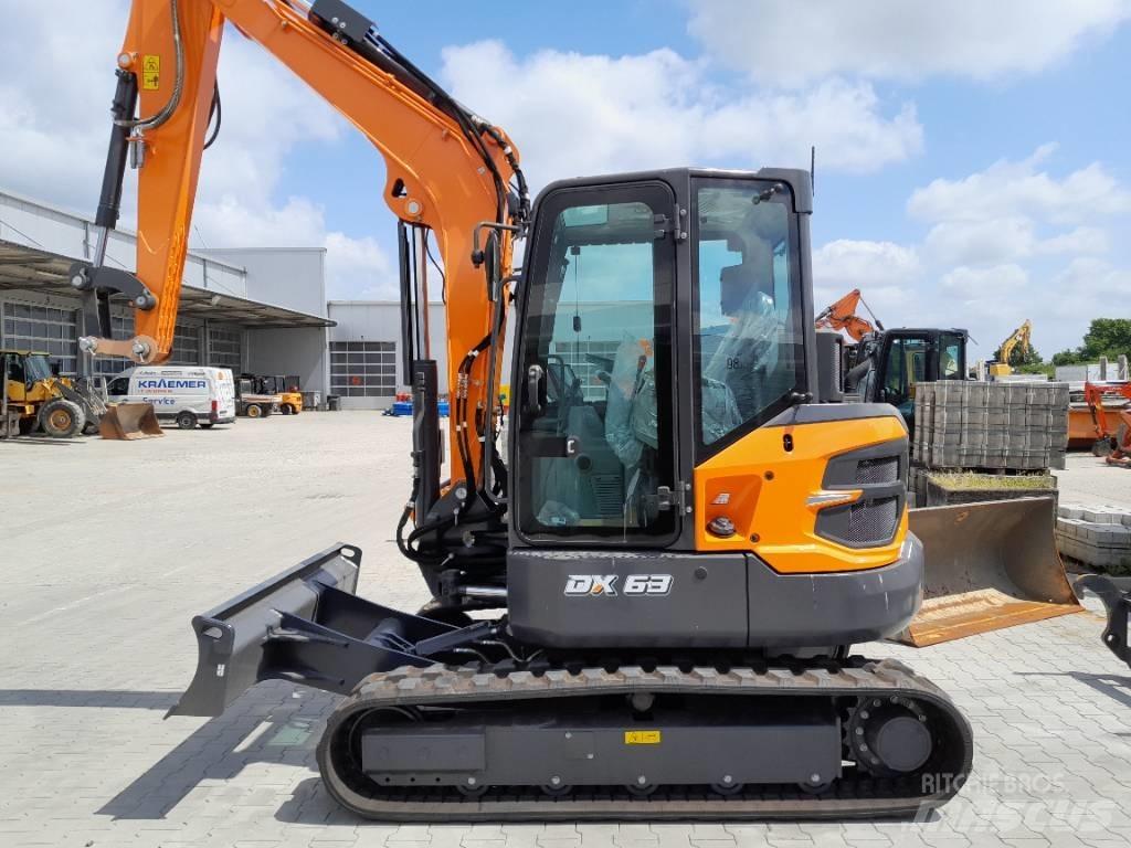 Doosan DX 63-7 小型挖土機/掘鑿機<7t(小型挖掘機)