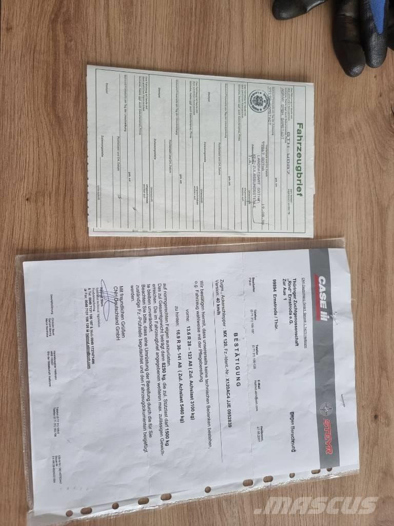 CASE MX 120 曳引機