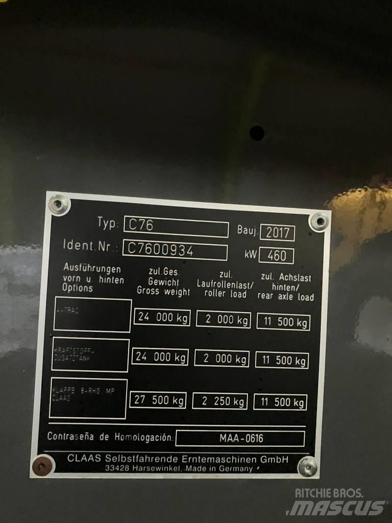CLAAS LEXION 780 TT 聯合收穫機