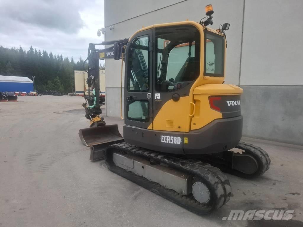 Volvo ECR 58 D 小型挖土機/掘鑿機<7t(小型挖掘機)