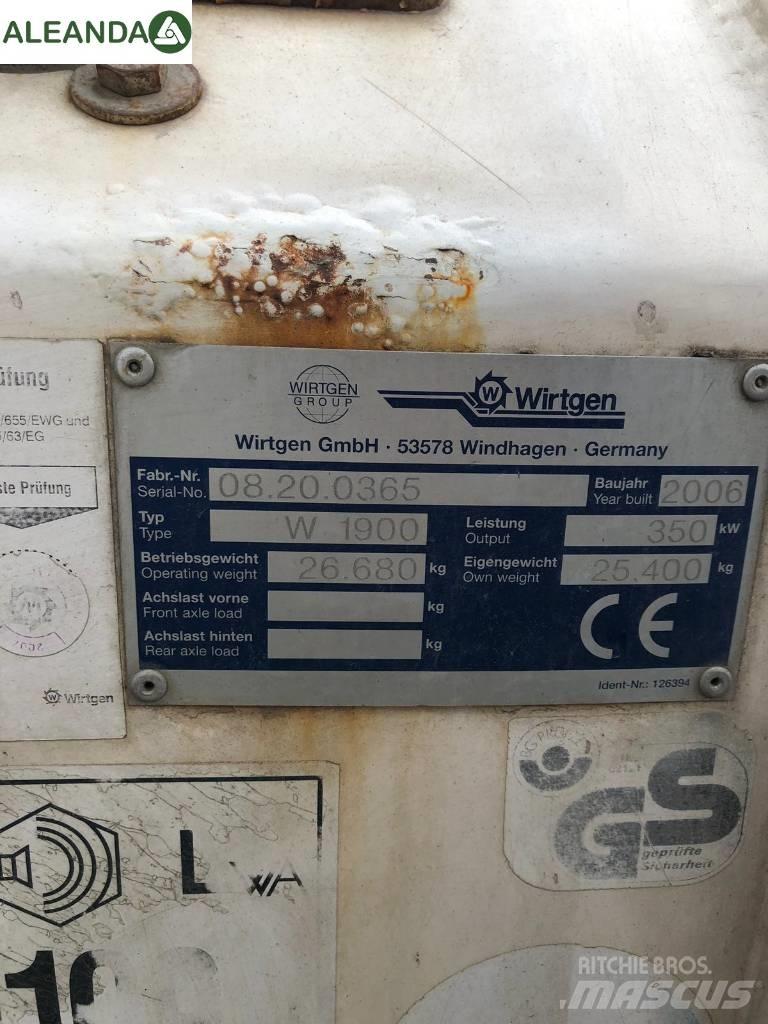 Wirtgen W1900 瀝青冷銑刨機/銑床