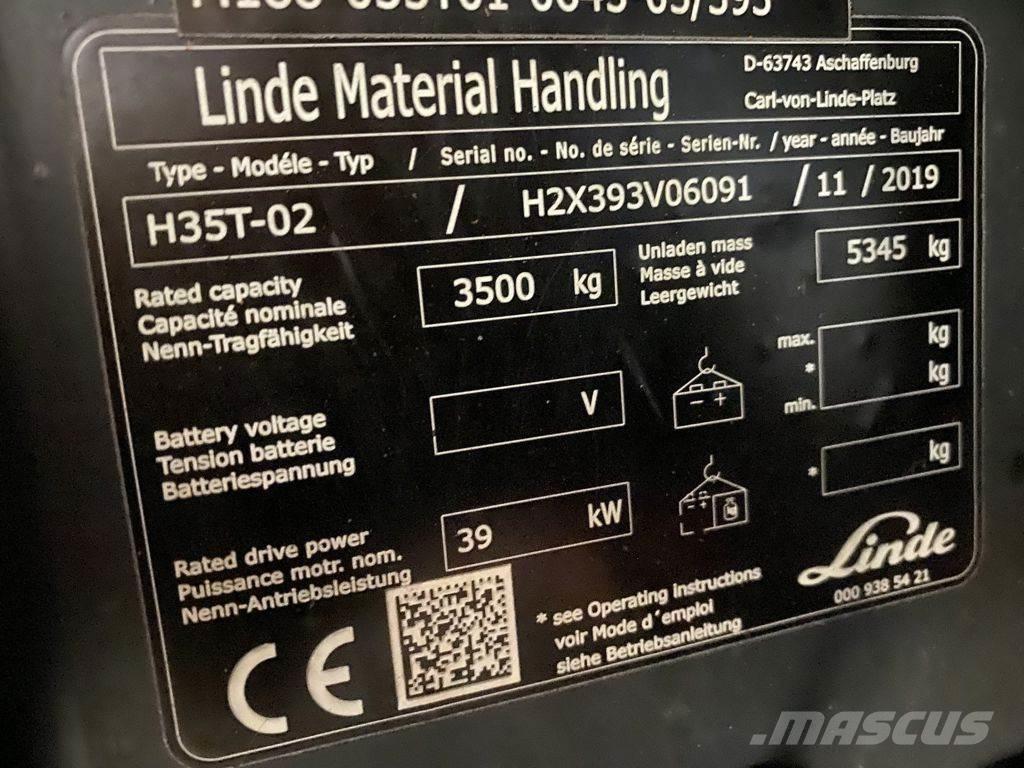 Linde H35T-02 液化石油氣LPG卡車