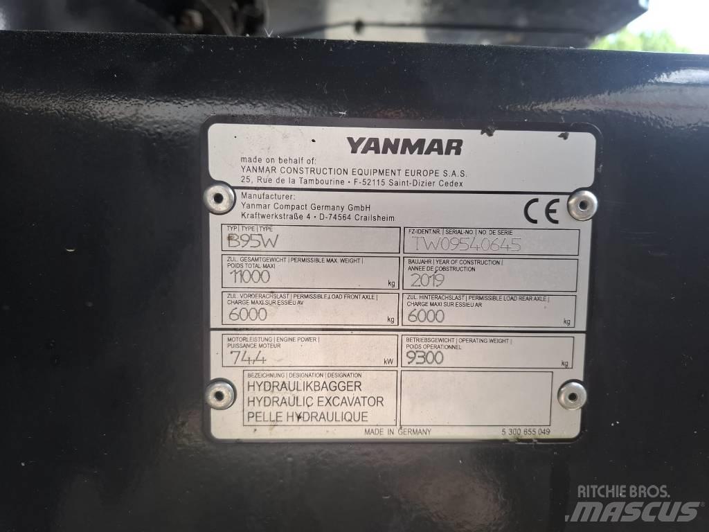 Yanmar B 95 W 旋轉式挖土機/掘鑿機/挖掘機