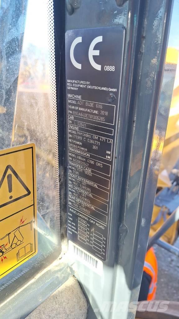 Bell B 40 E 鉸接式起吊車