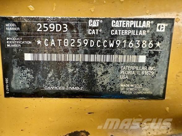 CAT 259D3 滑移轉向裝載機