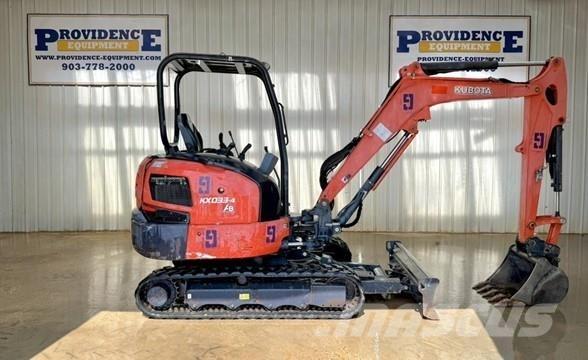 Kubota KX033-4 小型挖土機/掘鑿機<7t(小型挖掘機)