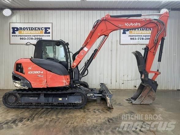 Kubota KX080-4 履帶式 挖土機/掘鑿機/挖掘機