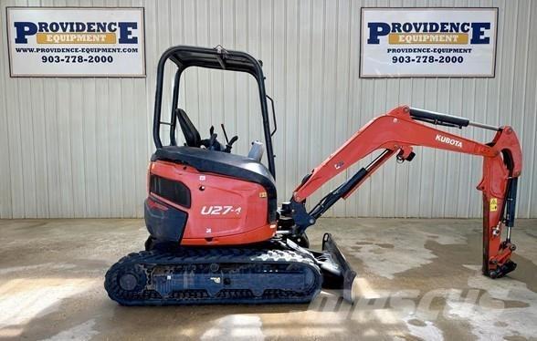Kubota U27-4 小型挖土機/掘鑿機<7t(小型挖掘機)