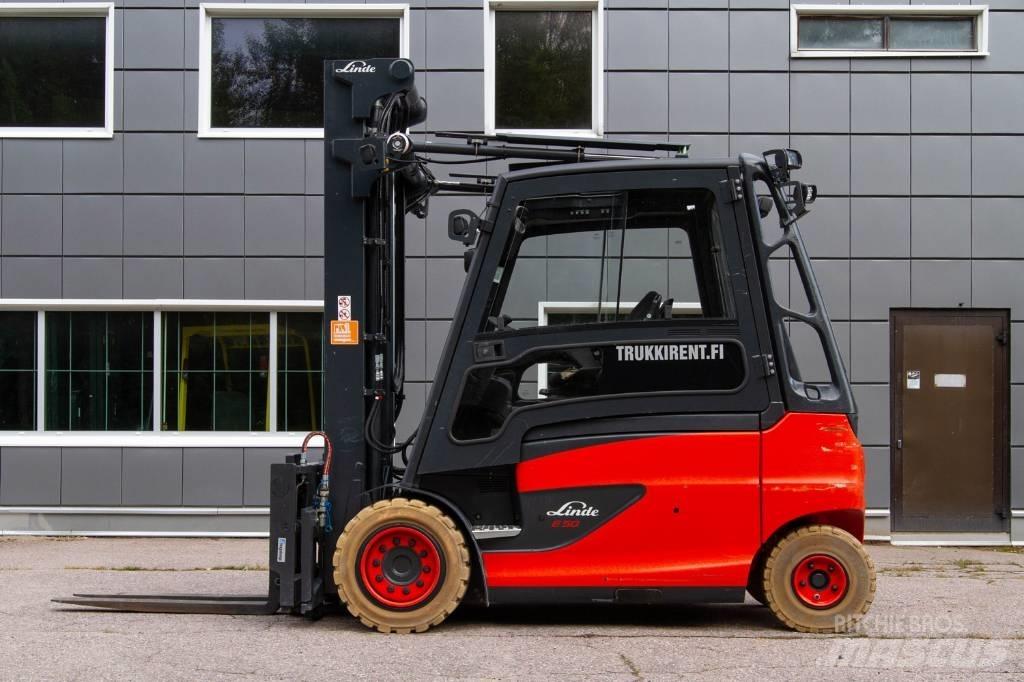 Linde E50HL-01 電動堆高機
