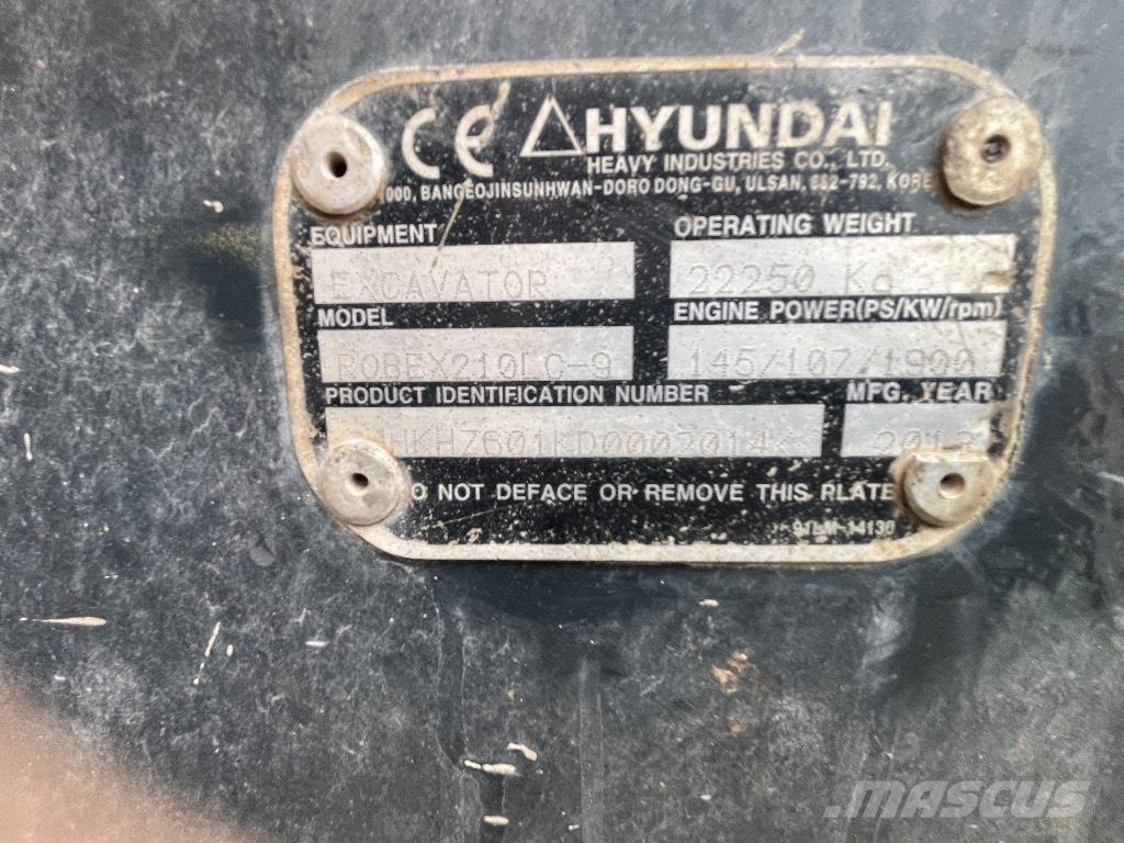 Hyundai 210-9 履帶式 挖土機/掘鑿機/挖掘機