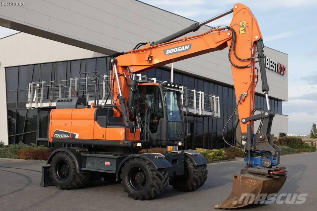 Doosan DX170W-5 旋轉式挖土機/掘鑿機/挖掘機