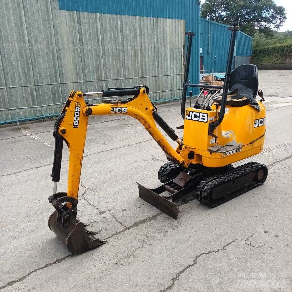 JCB 8008 CTS 小型挖土機/掘鑿機<7t(小型挖掘機)