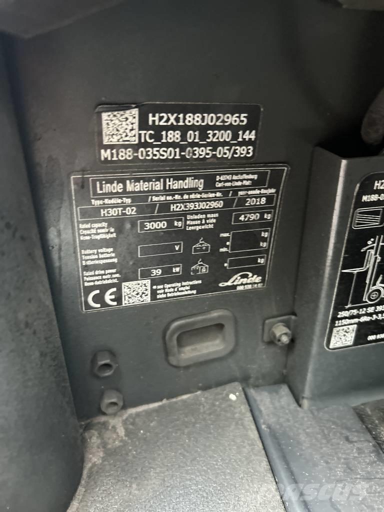 Linde H30T-02 液化石油氣LPG卡車