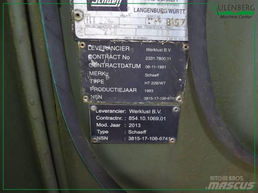 Schaeff HT22B/WT 特殊挖土機/掘鑿機/挖掘機