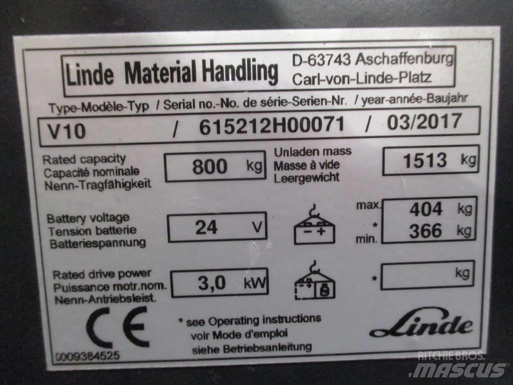 Linde V 10 高舉式裝載機