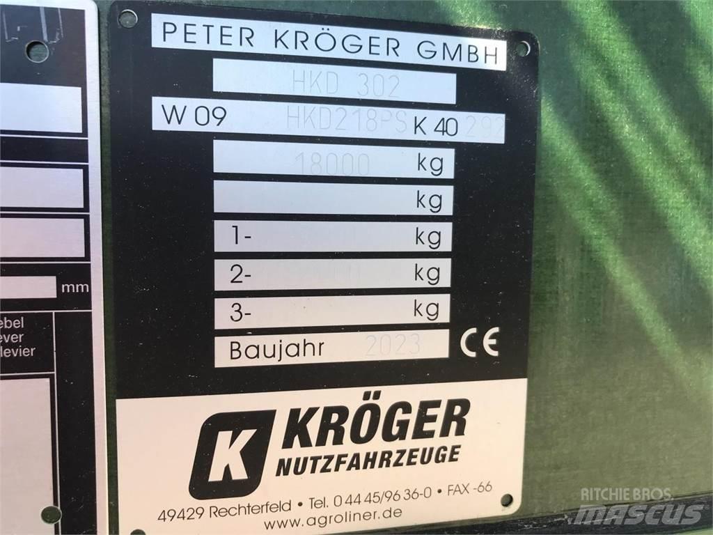 Kröger HKD 302 傾卸式拖車