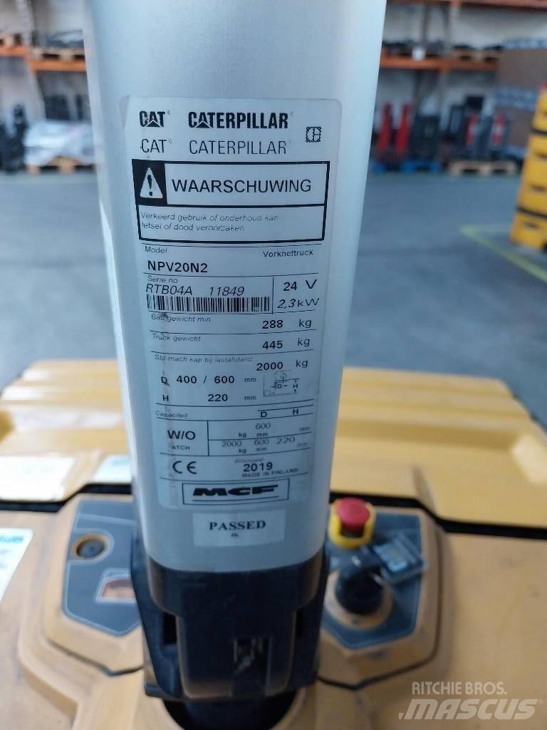 CAT NPV 20 N2 平台型低架升降機