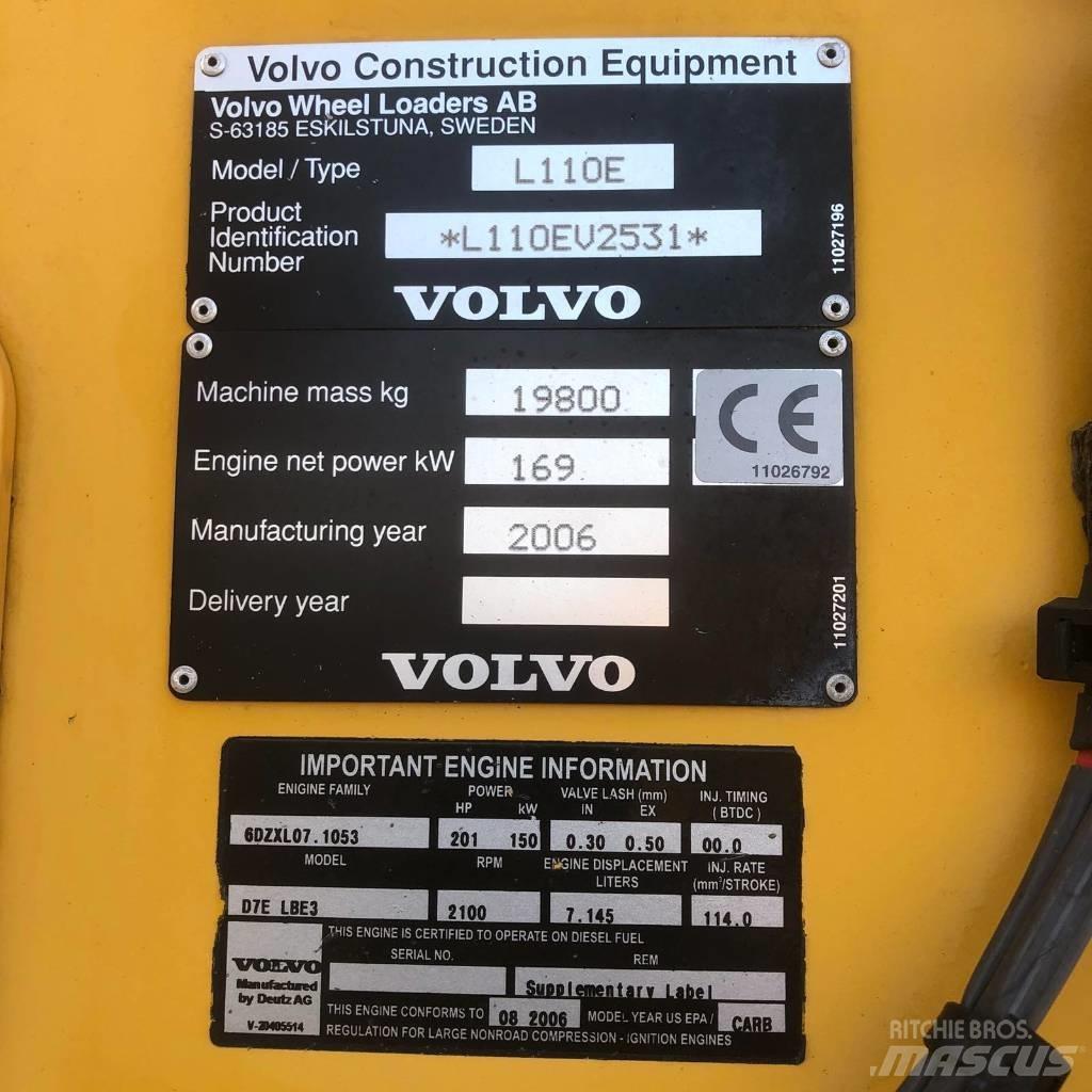 Volvo L 110 E 輪胎式裝載機