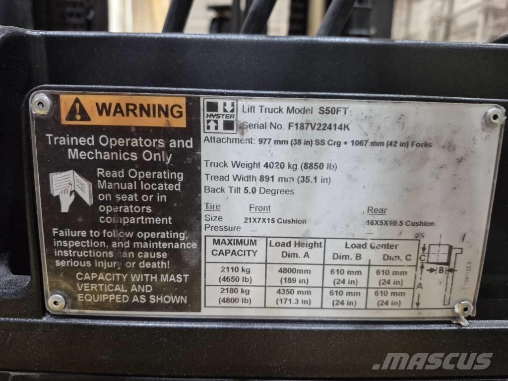Hyster S 50 FT 堆高機(叉車)-其他