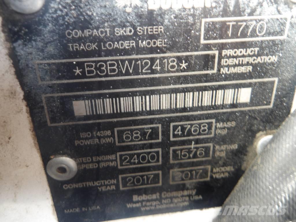 Bobcat T 770 推土機