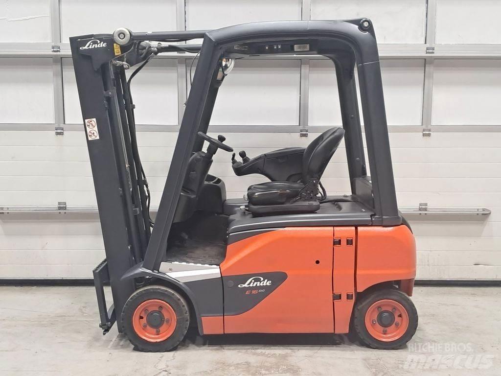 Linde E16P-02 電動堆高機