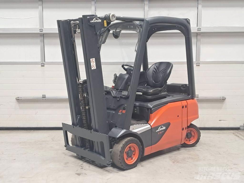 Linde E16P-02 電動堆高機