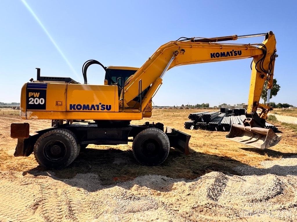 Komatsu PW 200-7K 旋轉式挖土機/掘鑿機/挖掘機