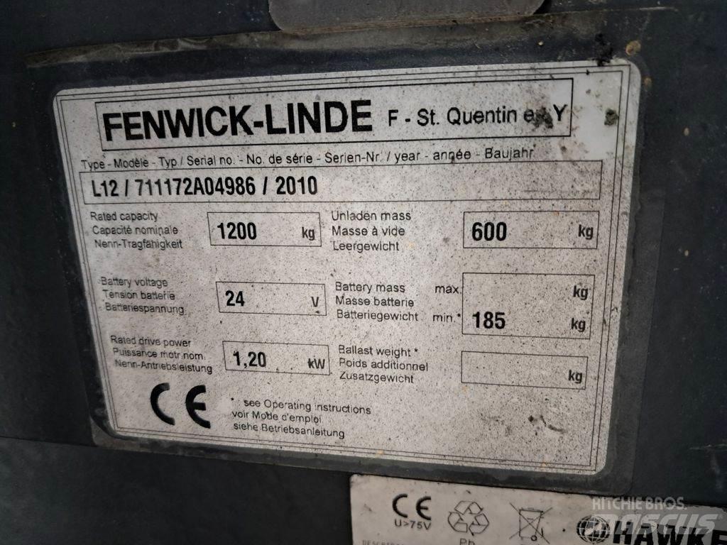 Linde L12 行走控制式堆積機