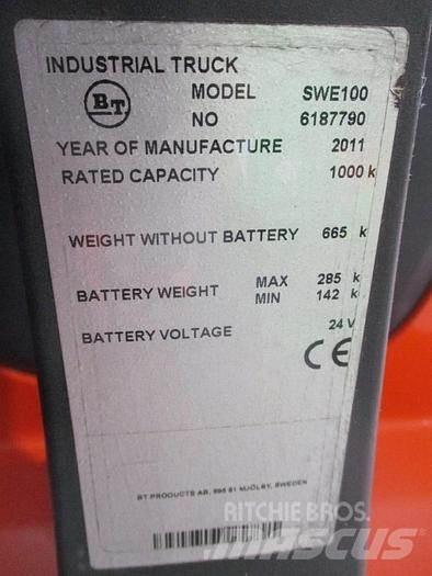 BT SWE 100 行走控制式堆積機