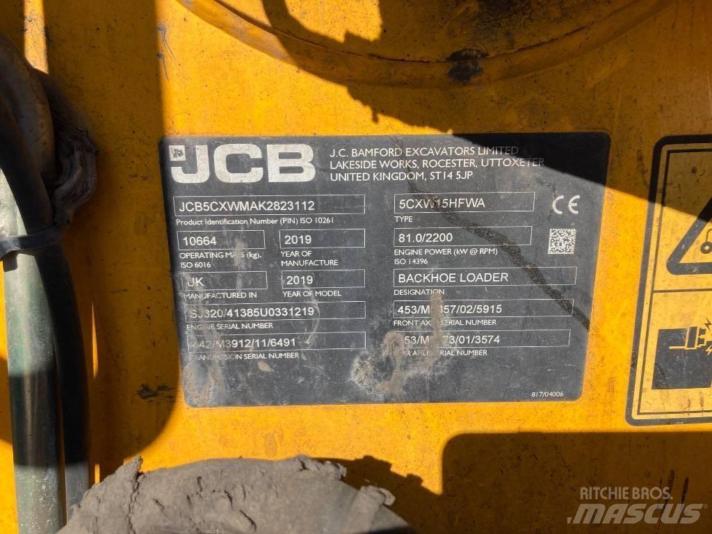 JCB 5 CX Wastemaster 反鏟裝載機
