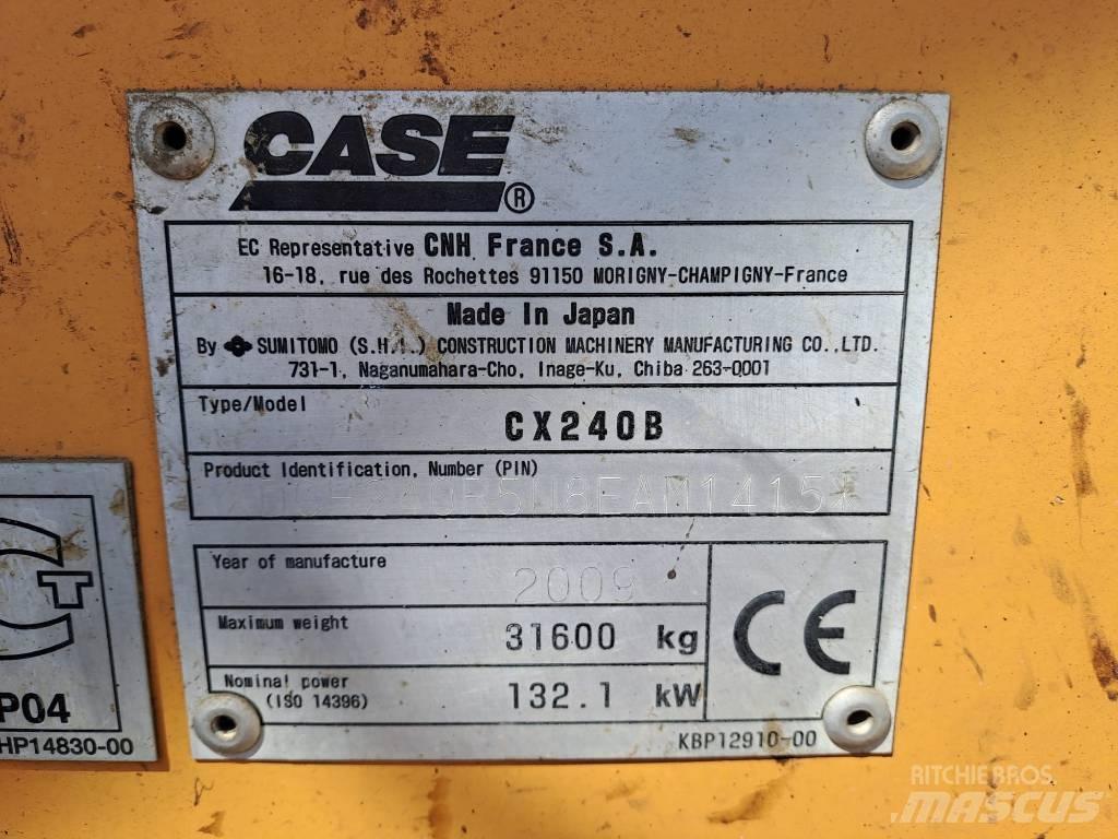 CASE CX 240 B MH 廢棄物/工業用操作車