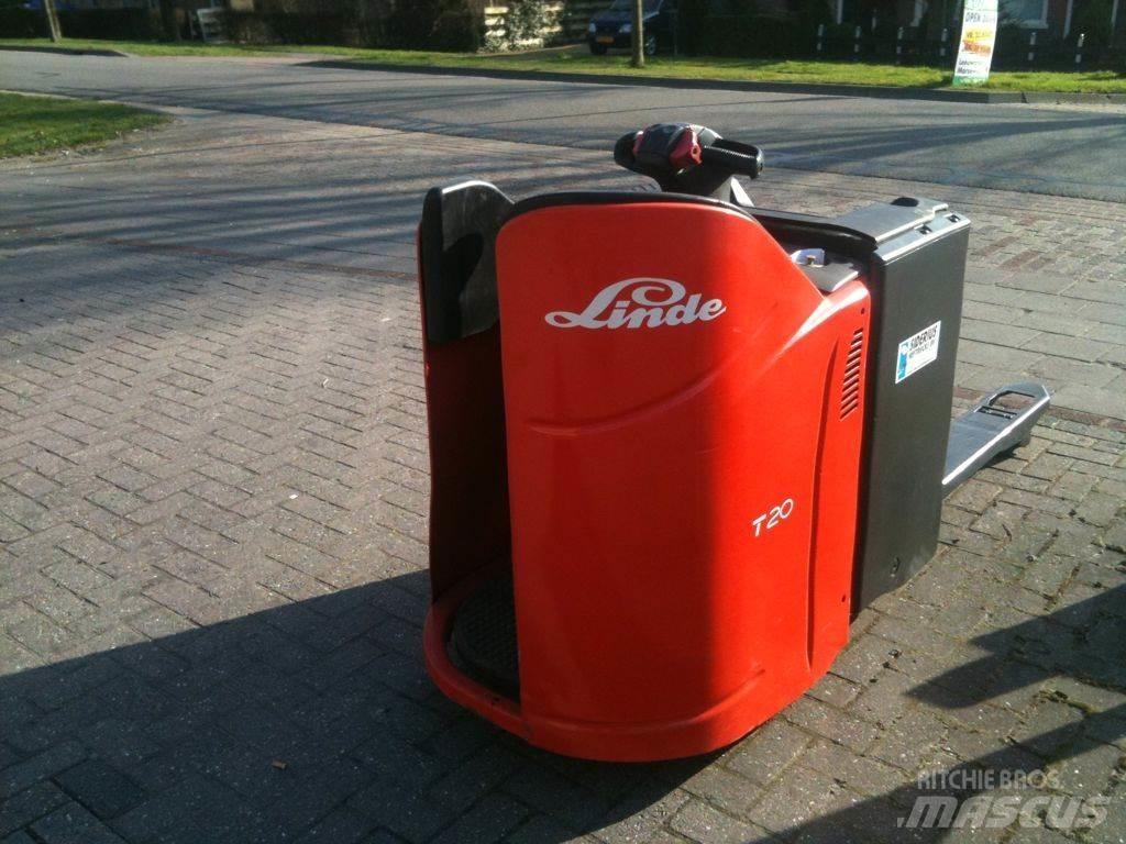 Linde T20SP 手拉式油壓拖板車