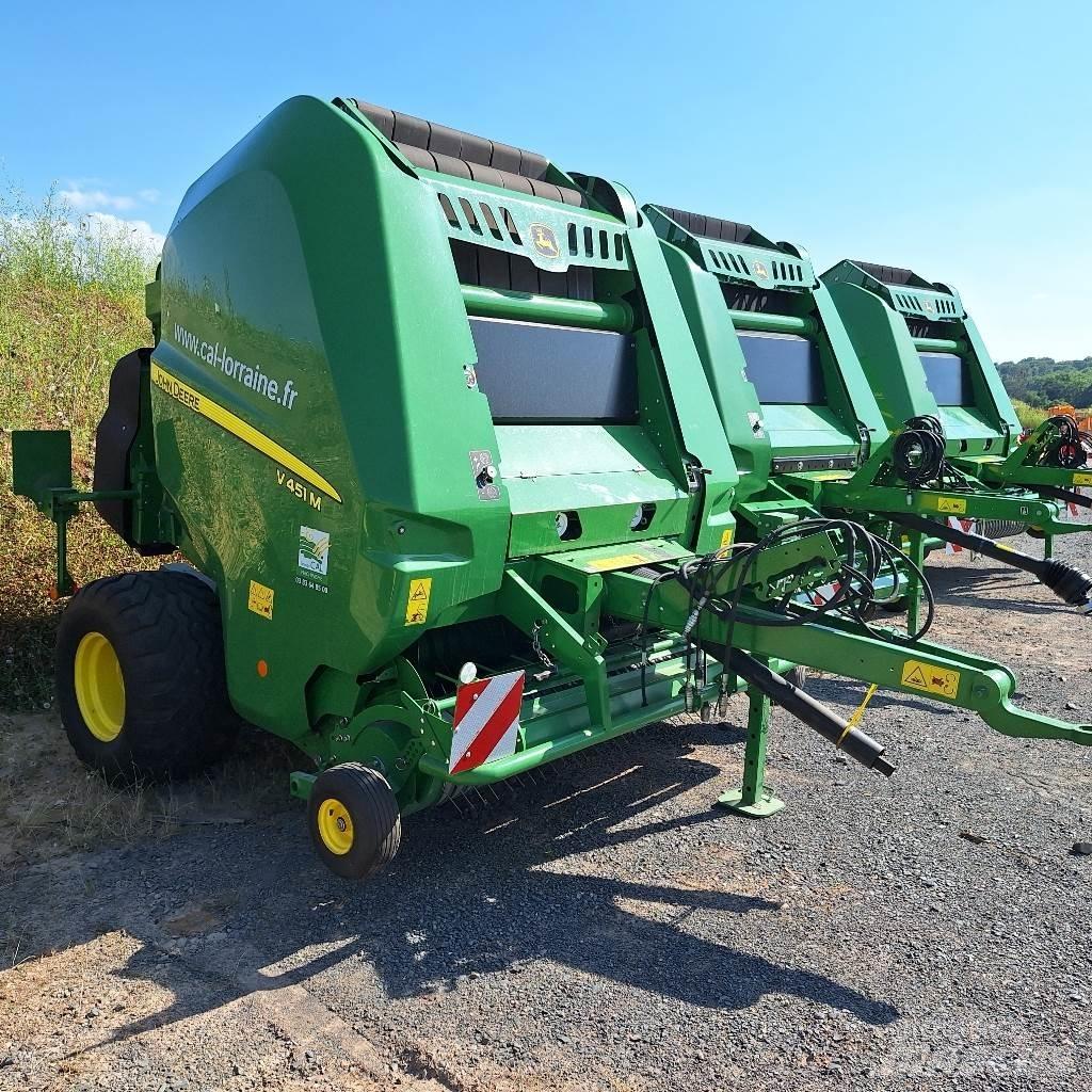 John Deere V 451 M 圓型牧草打包機