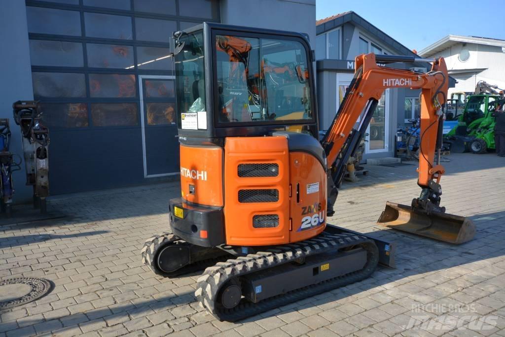 Hitachi ZX 26 U-6 小型挖土機/掘鑿機<7t(小型挖掘機)