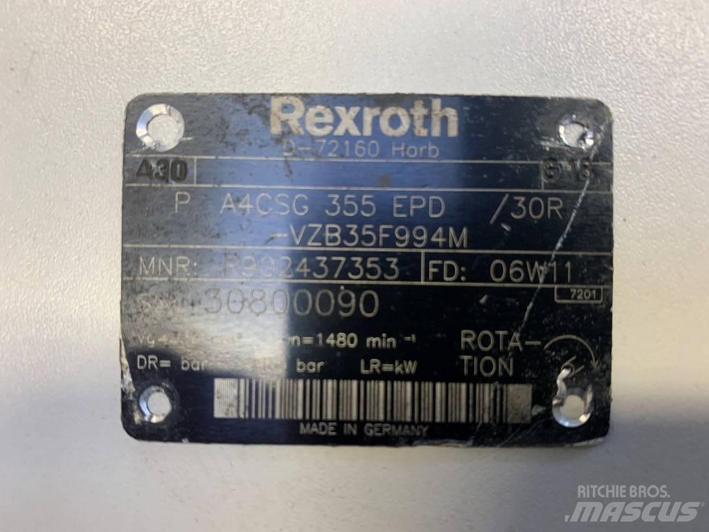 Rexroth A4CSG355 油壓