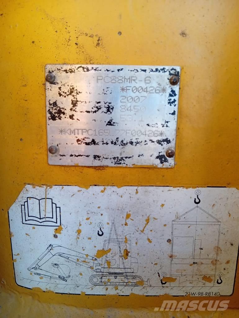 Komatsu PC 88 MR-6 中型挖土機/掘鑿機/挖掘機 7t-12t