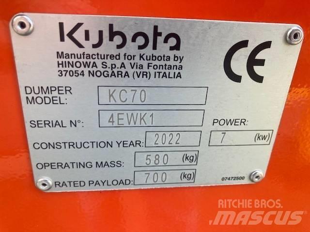 Kubota KC 70 H-4 側卸礦車