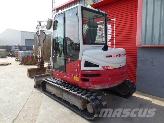 Takeuchi TB 260 小型挖土機/掘鑿機<7t(小型挖掘機)