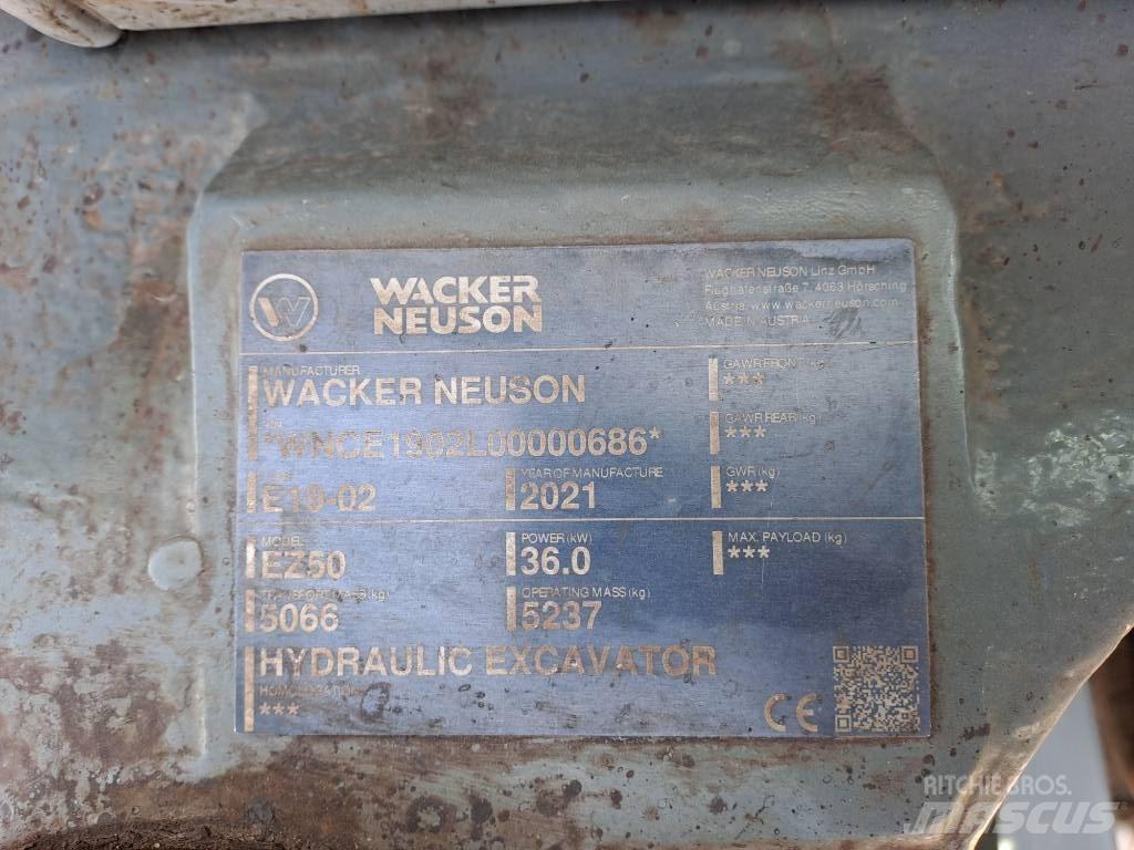 Wacker Neuson EZ50 履帶式 挖土機/掘鑿機/挖掘機