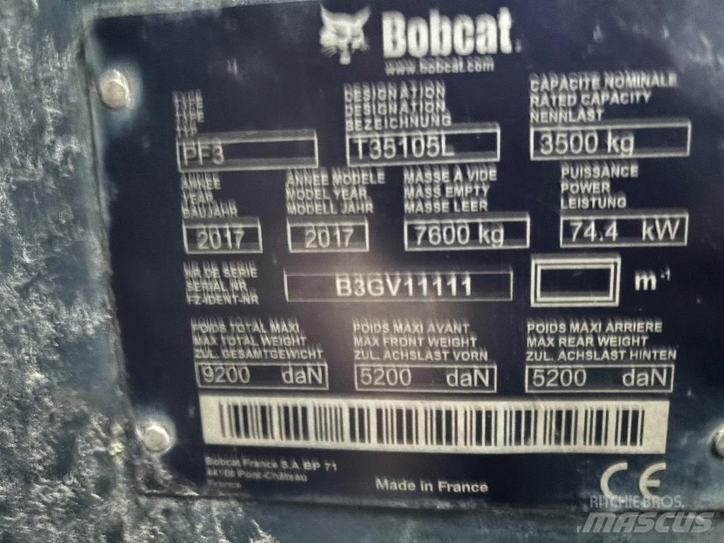 Bobcat T 35.105 L 伸縮臂操作車