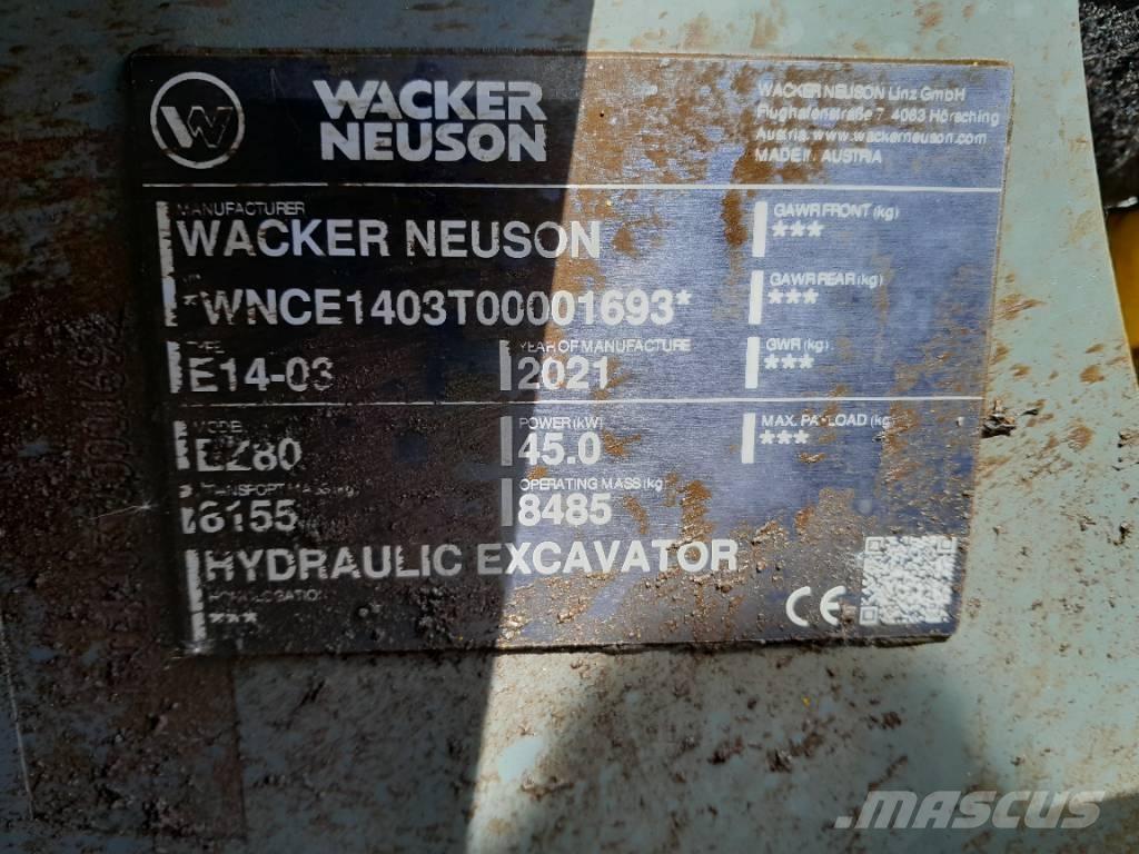 Wacker Neuson EZ 80 履帶式 挖土機/掘鑿機/挖掘機