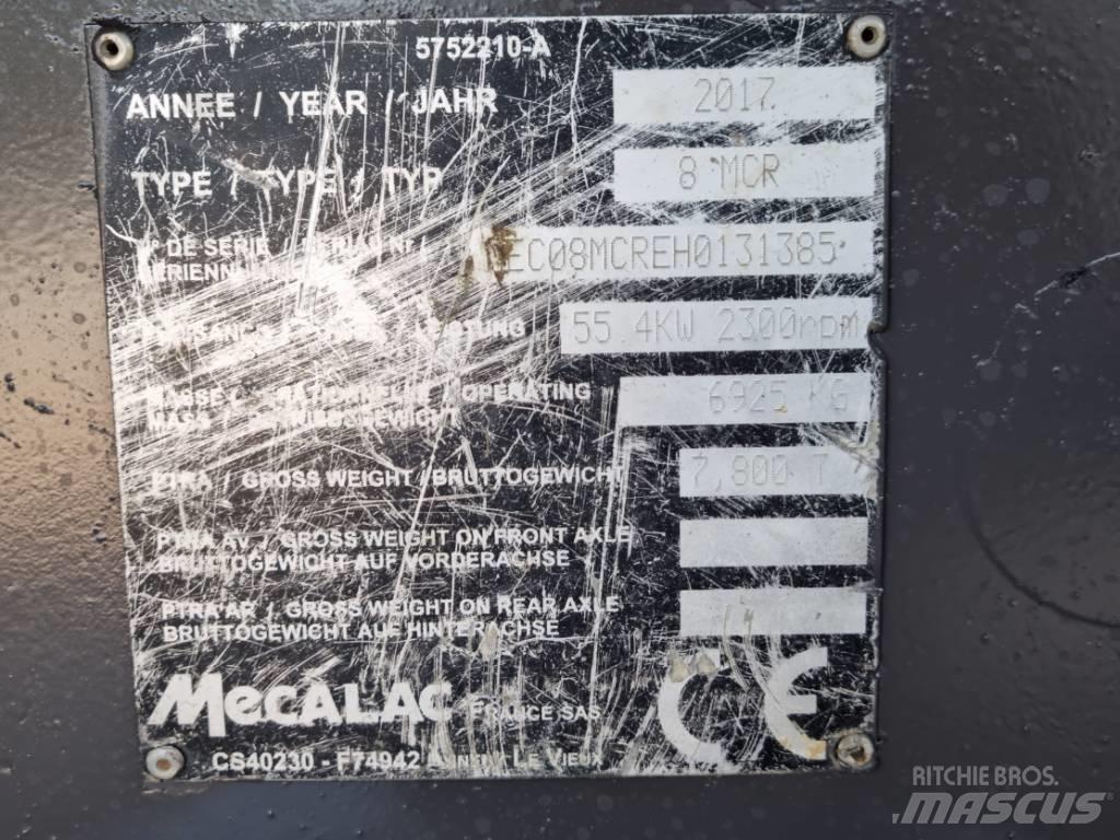 Mecalac 8 M CR 中型挖土機/掘鑿機/挖掘機 7t-12t